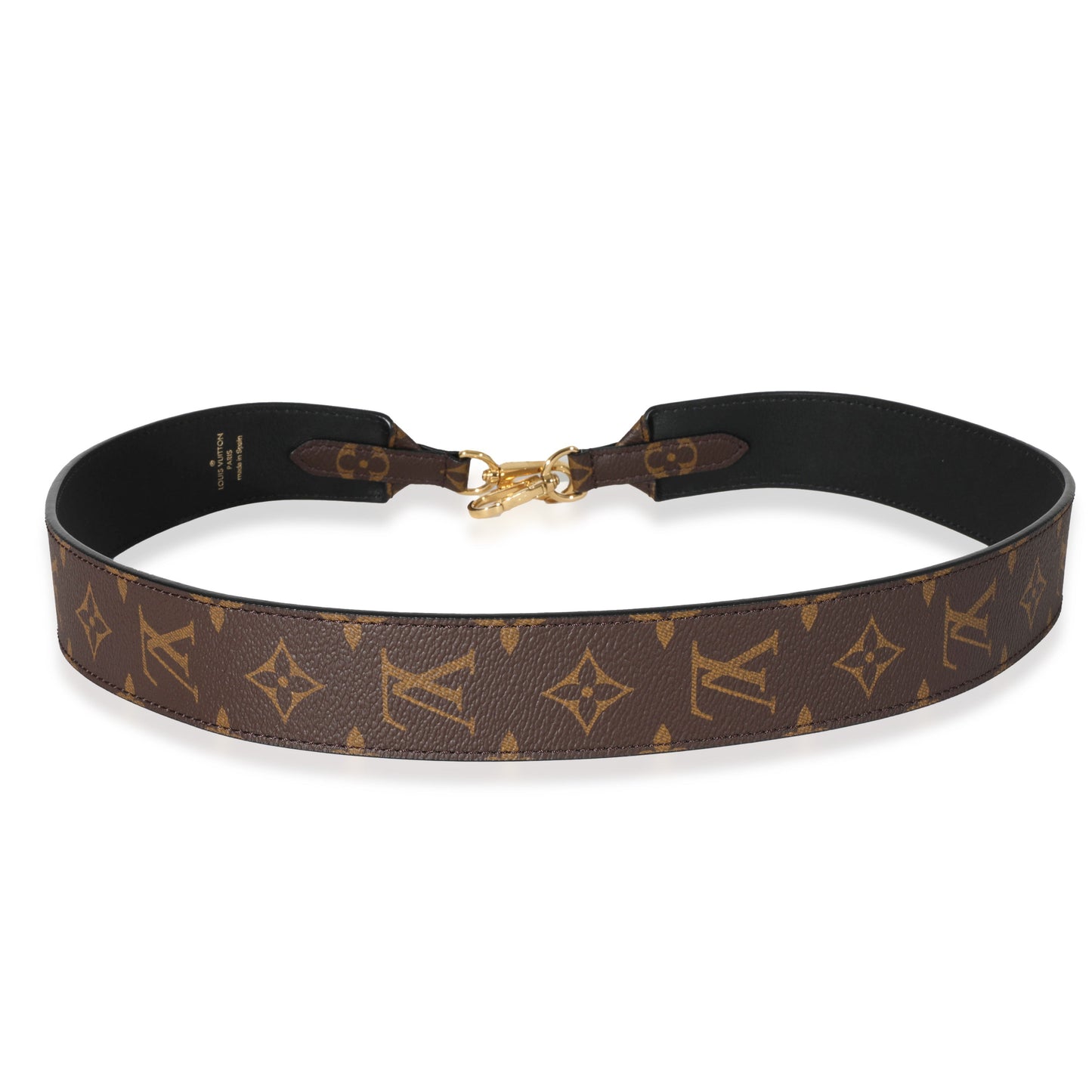 Louis Vuitton  Black Monogram Canvas Bandoulière Strap