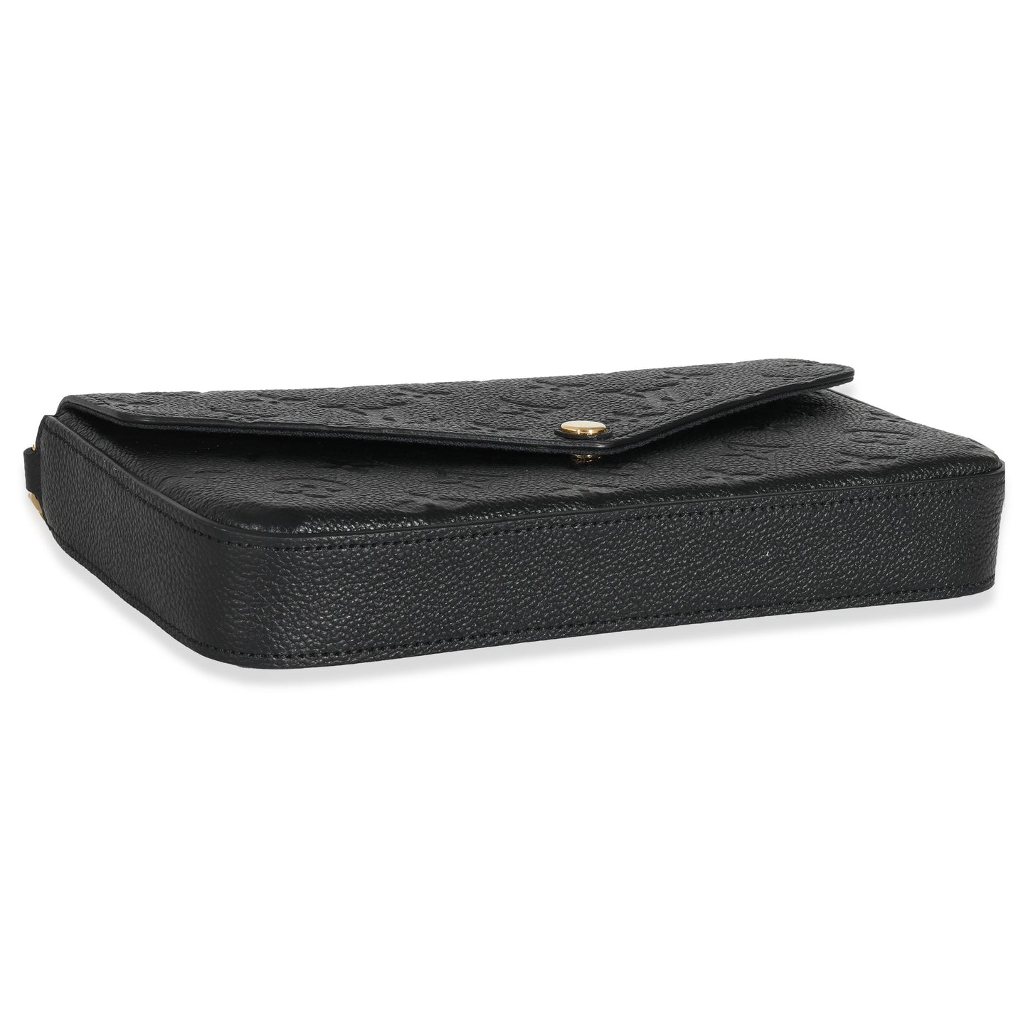 Louis Vuitton  Black Monogram Empreinte Félicie Pochette