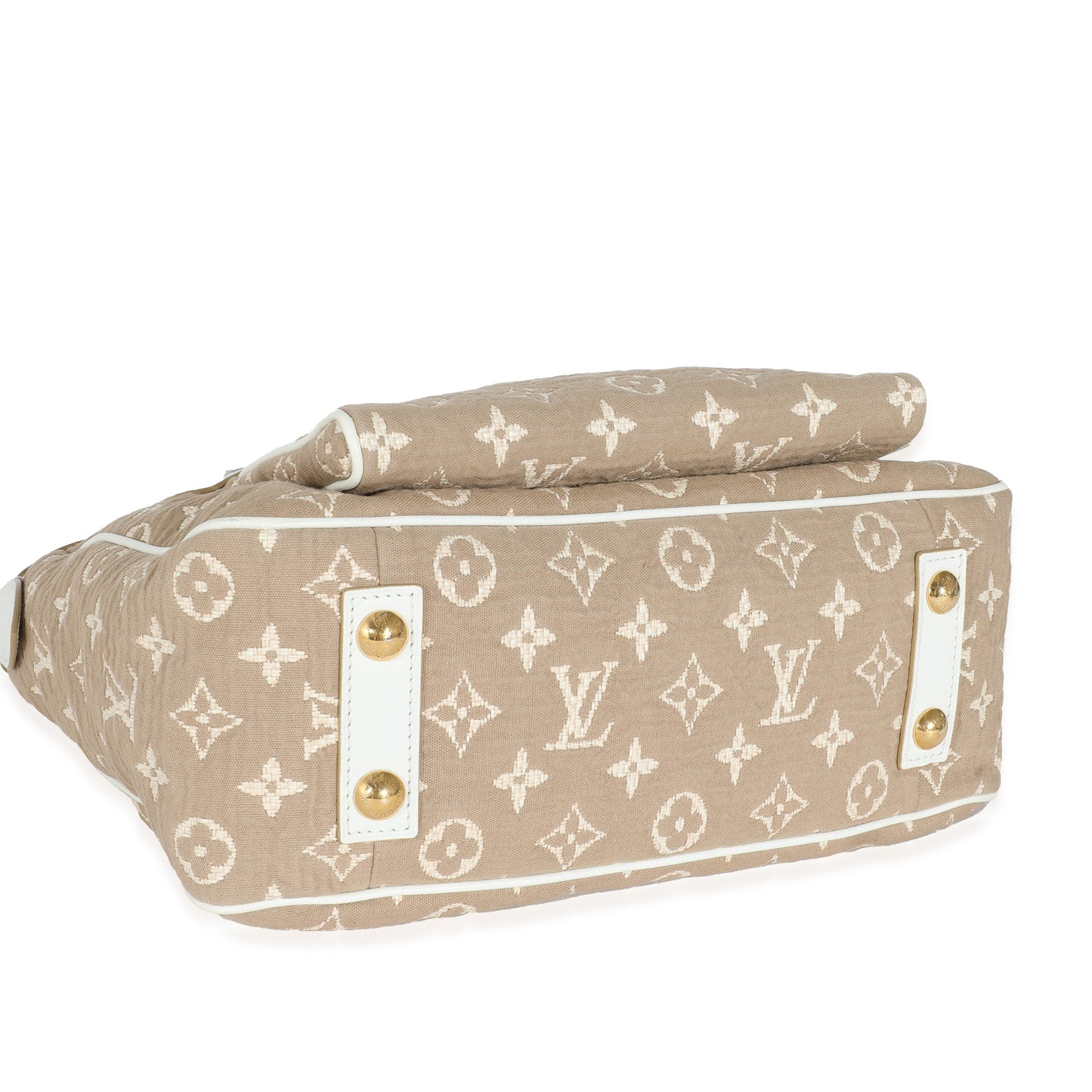 Louis Vuitton  Blanc Monogram Jacquard Sabbia Cabas MM