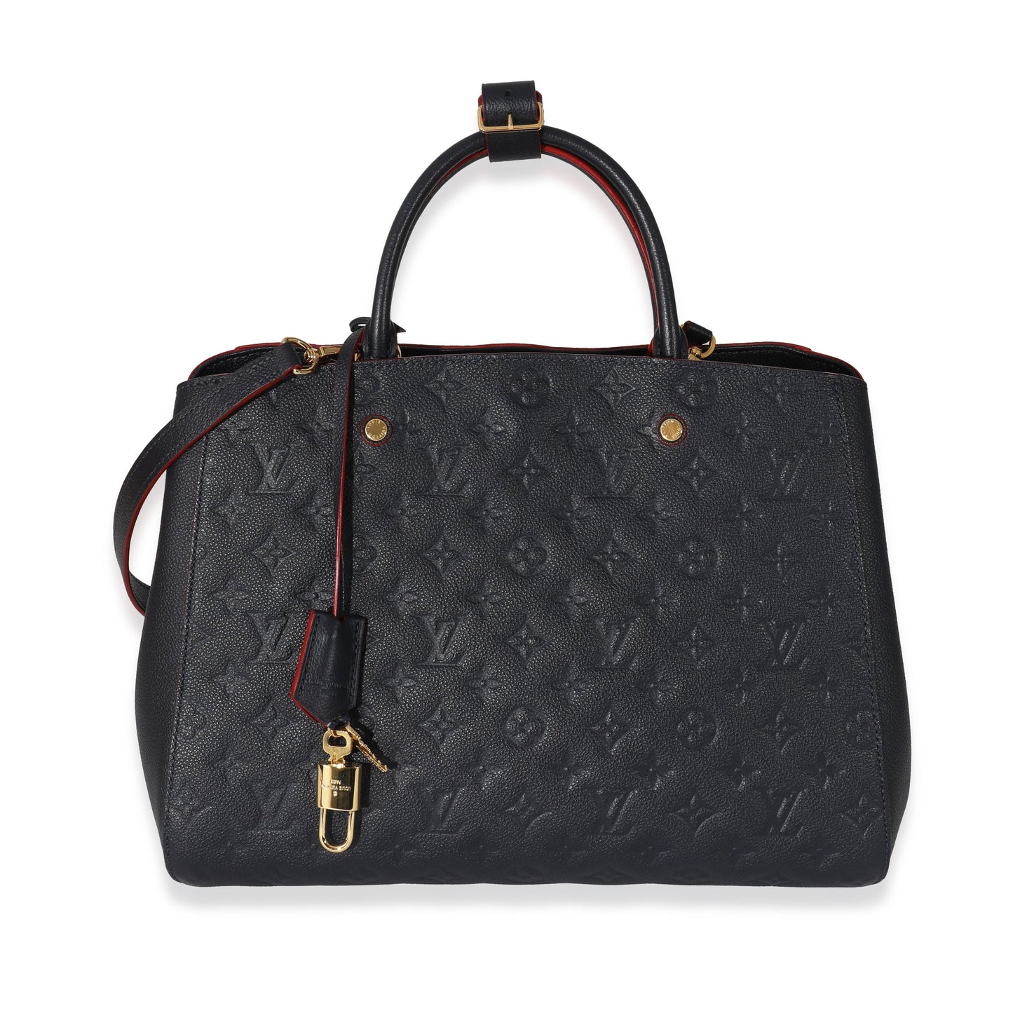 Louis Vuitton  Marine Rouge Empreinte Montaigne GM