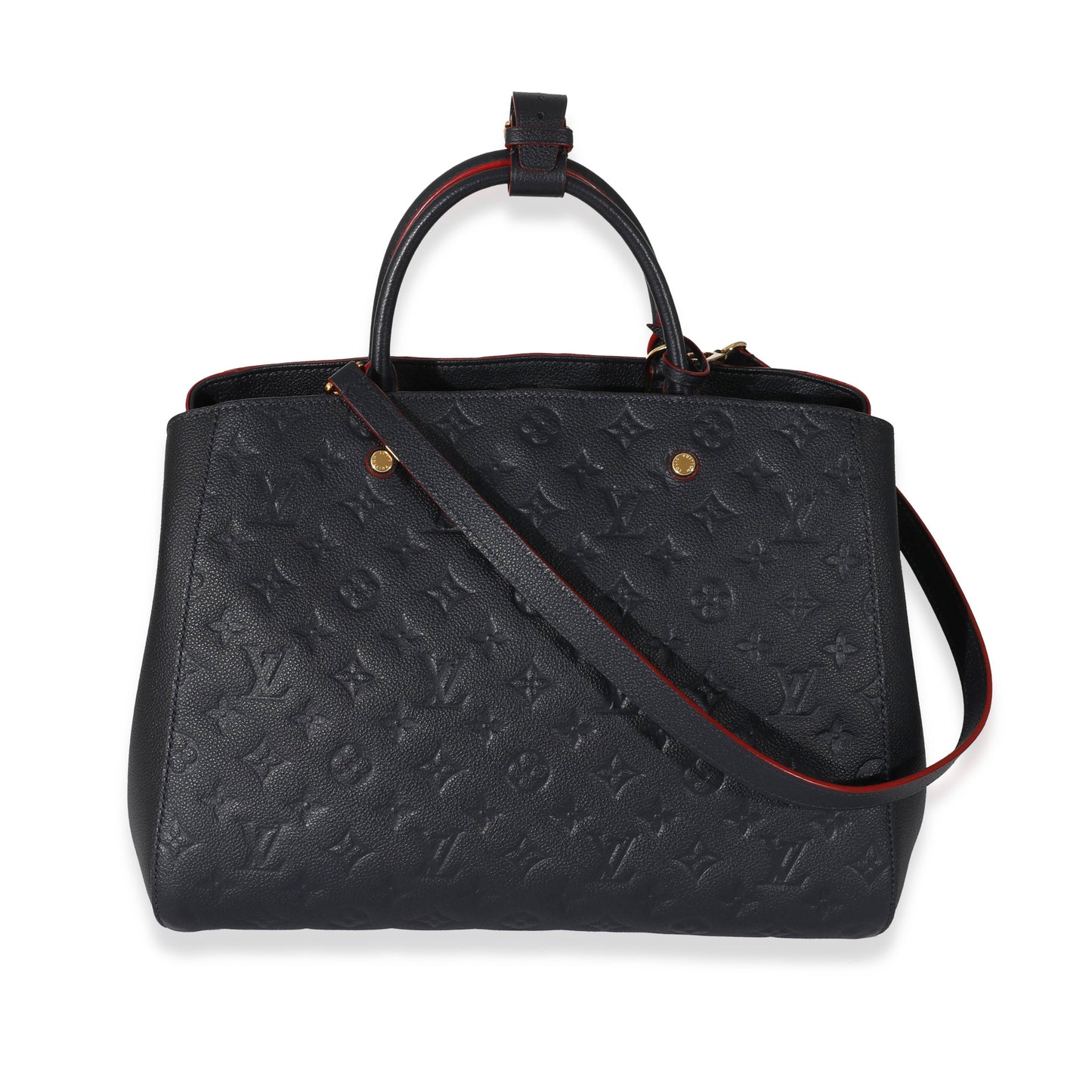 Louis Vuitton  Marine Rouge Empreinte Montaigne GM