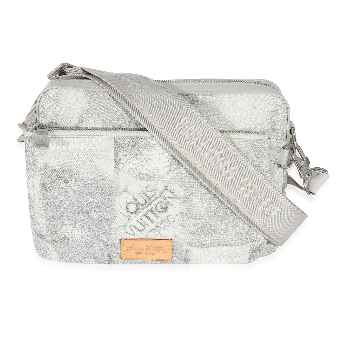 Louis Vuitton  Stone Gray Damier Salt Canvas Trio Messenger