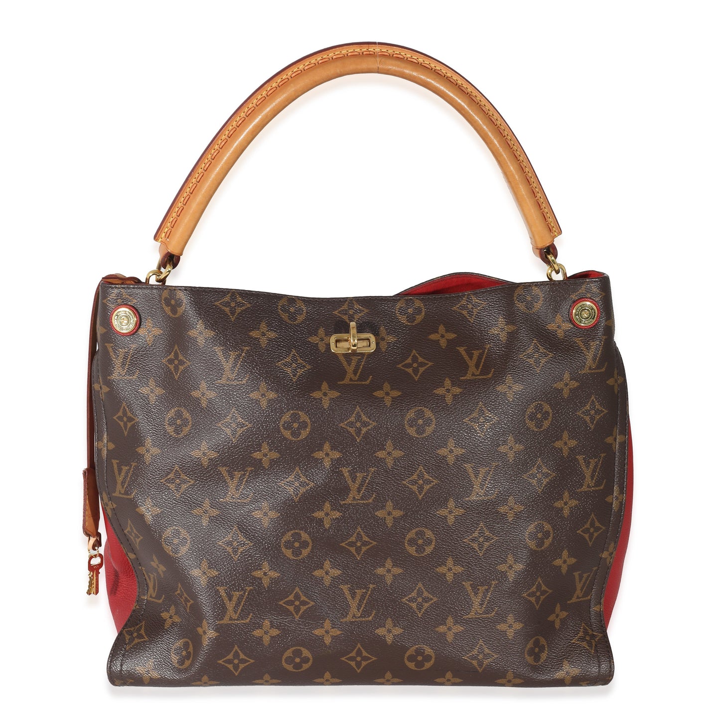 Louis Vuitton  Cherry Monogram Canvas Gaia Hobo