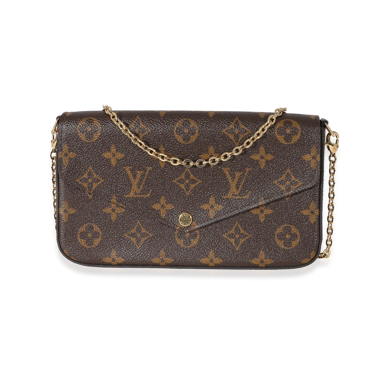 Louis Vuitton  Fuchsia Monogram Canvas Pochette Félicie
