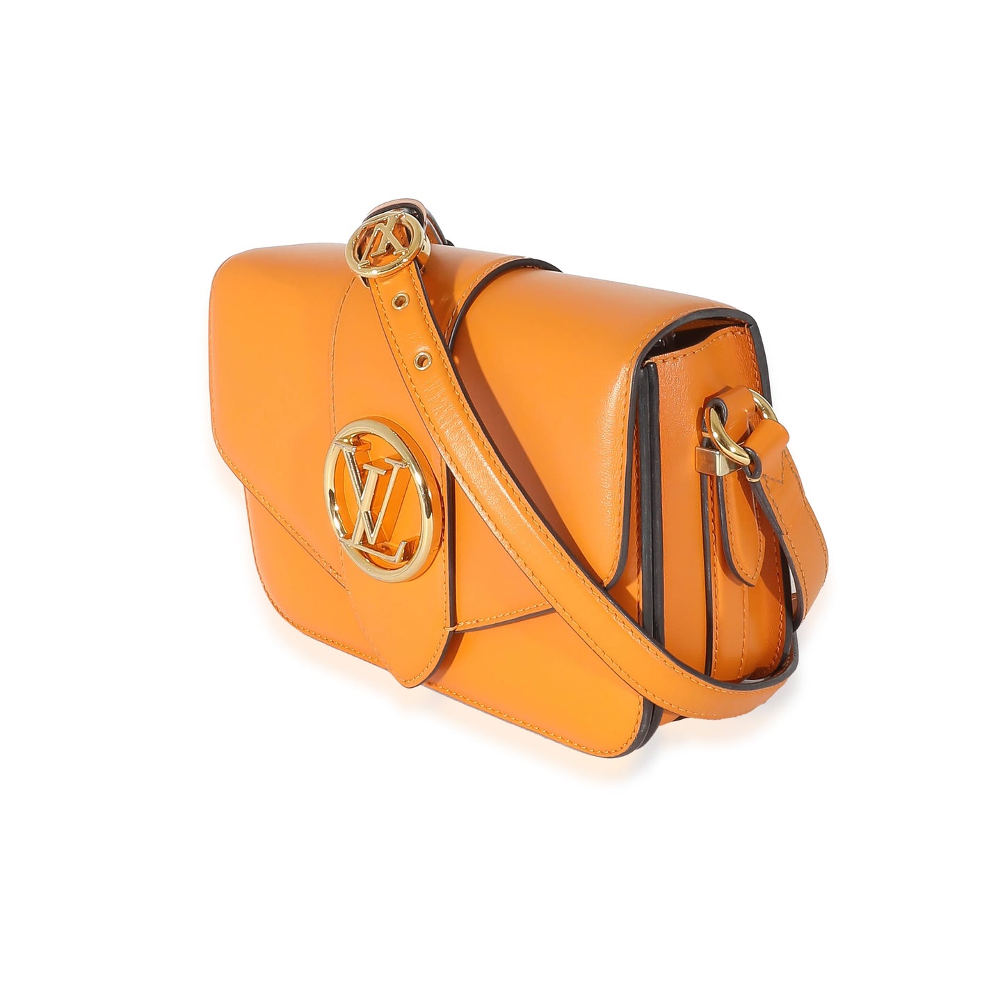 Louis Vuitton  Summer Gold Smooth Calfskin Pont 9