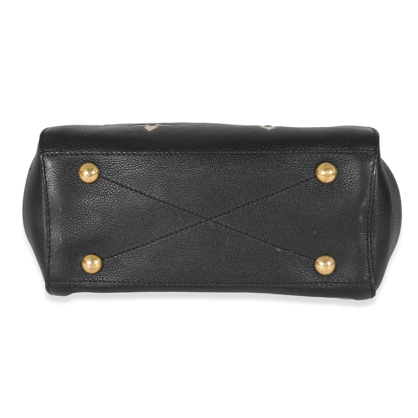 Louis Vuitton  Black Beige Monogram Empreinte Montaigne BB