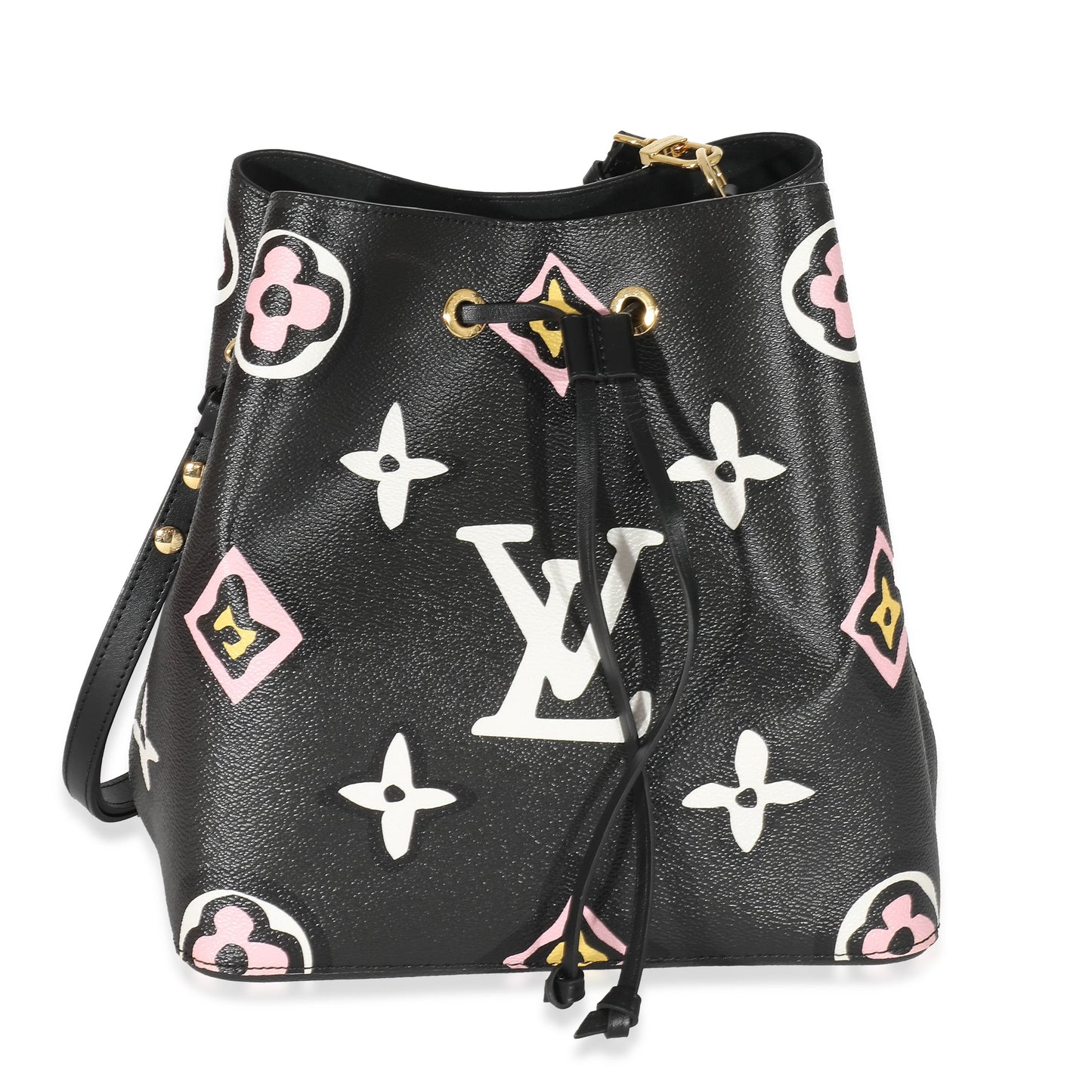 Louis Vuitton  Black Monogram Giant Wild At Heart Canvas NéoNoé MM