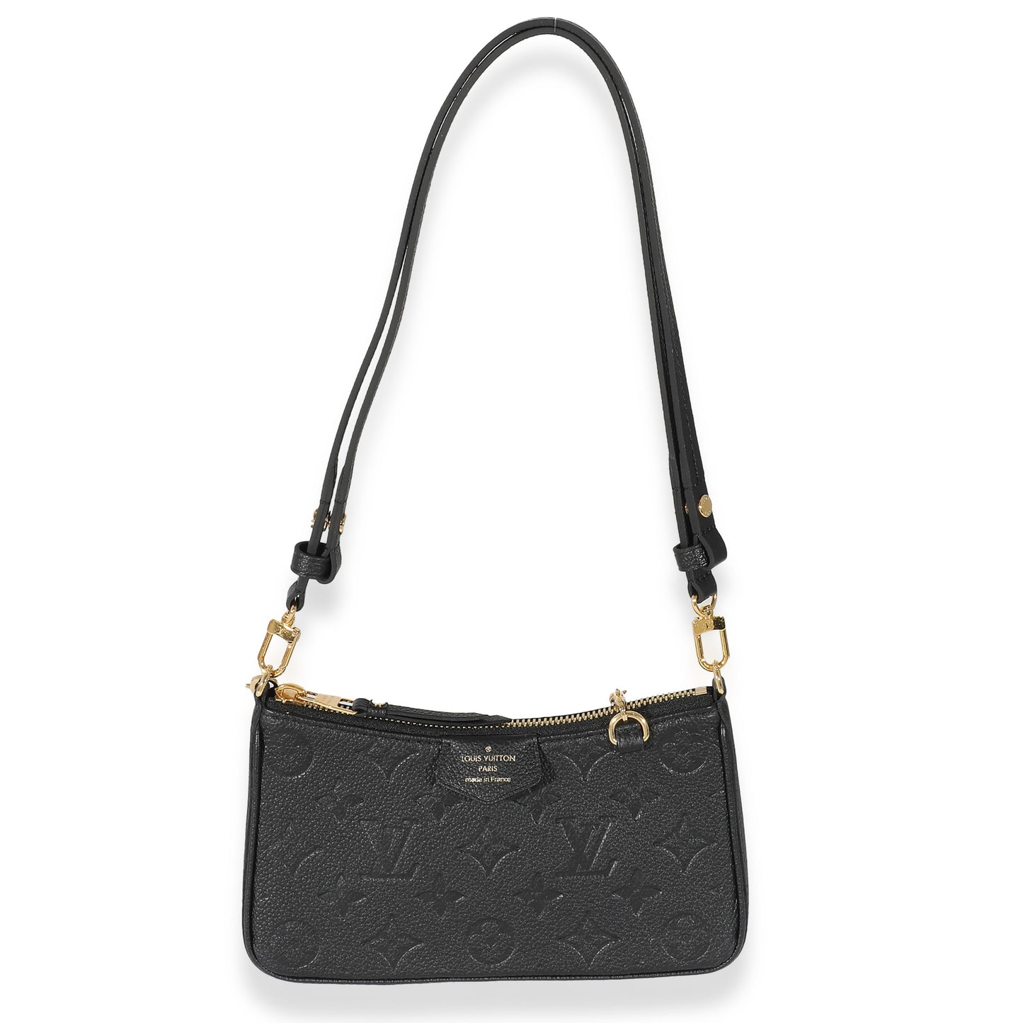 Louis Vuitton  Black Empreinte Easy Pouch On Strap