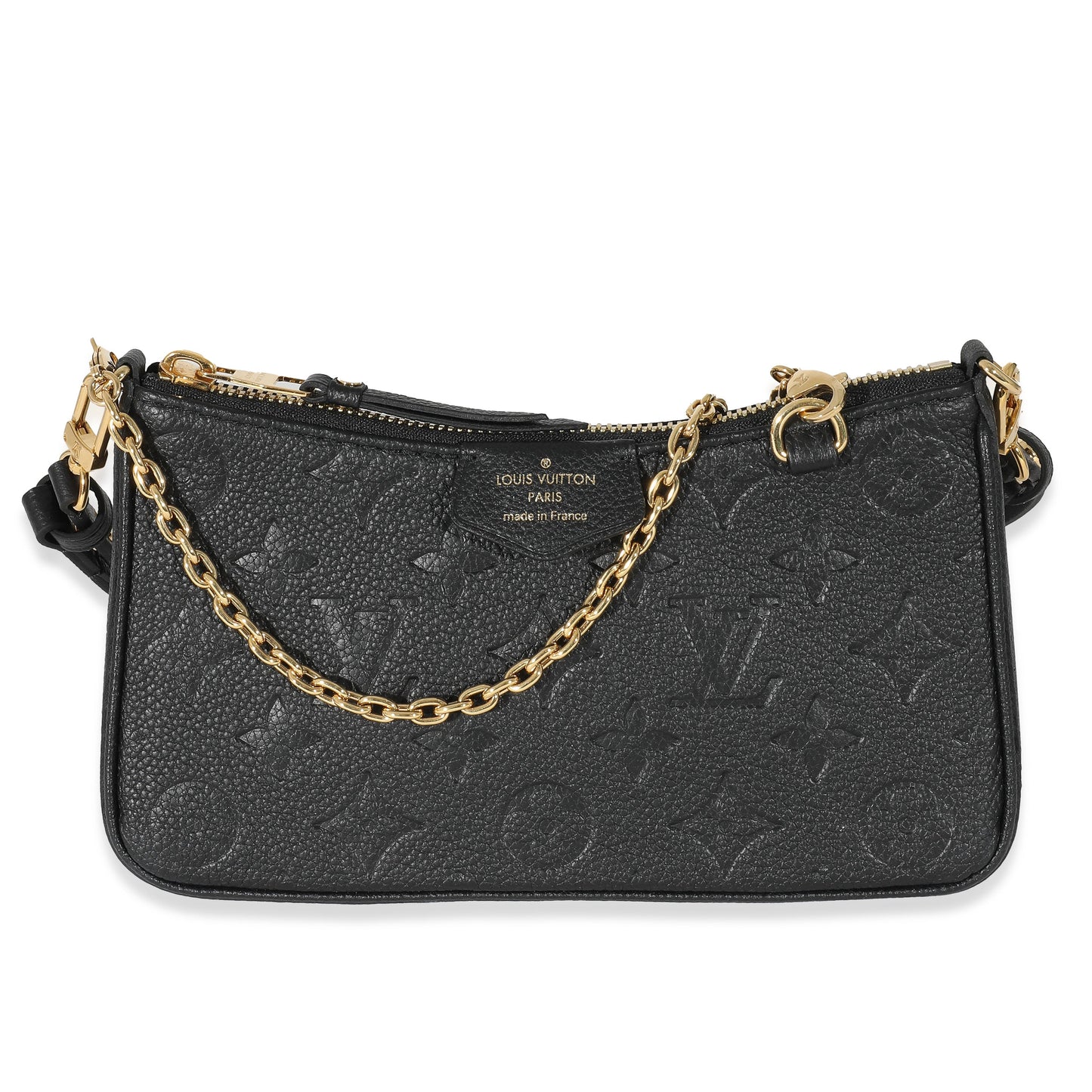 Louis Vuitton  Black Empreinte Easy Pouch On Strap