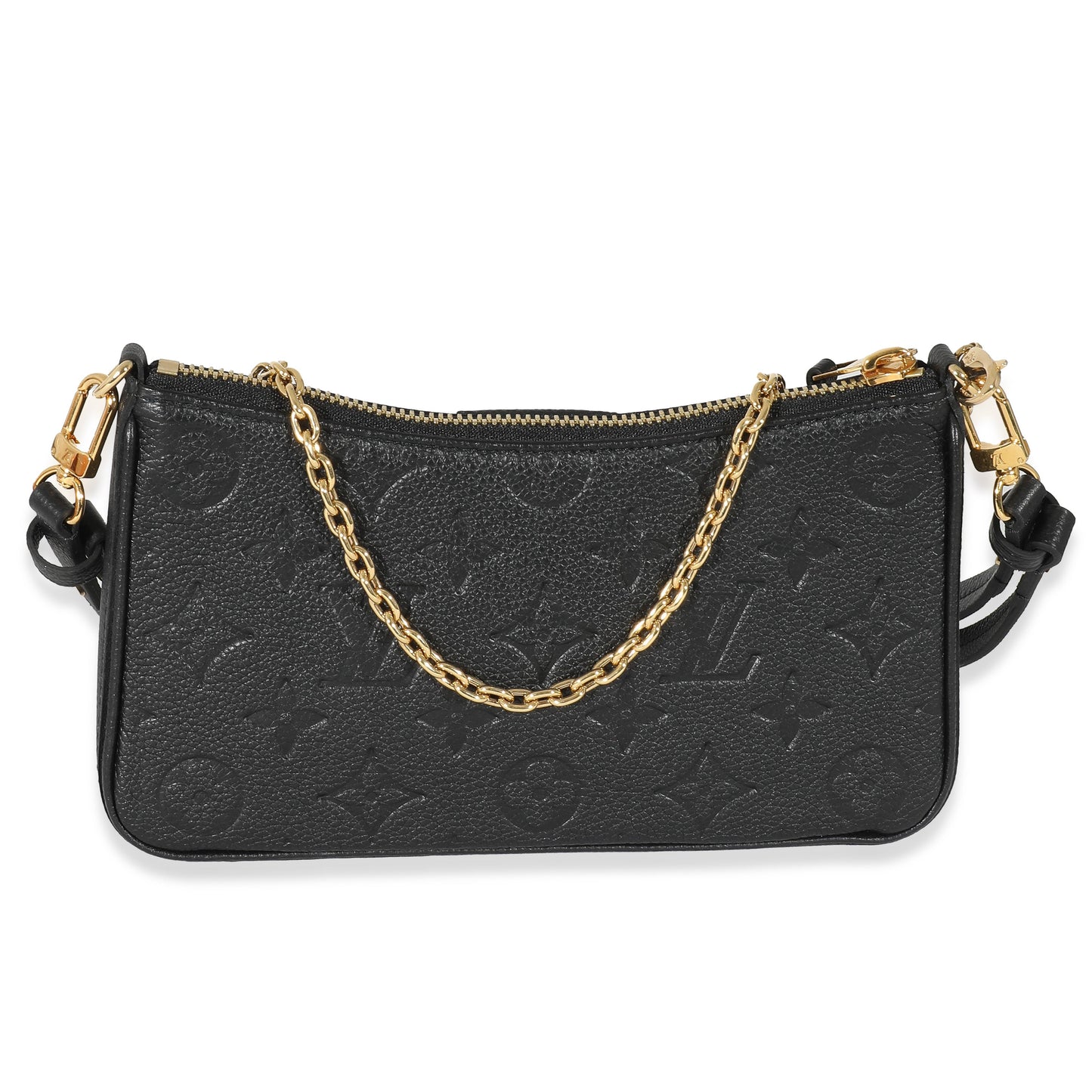 Louis Vuitton  Black Empreinte Easy Pouch On Strap