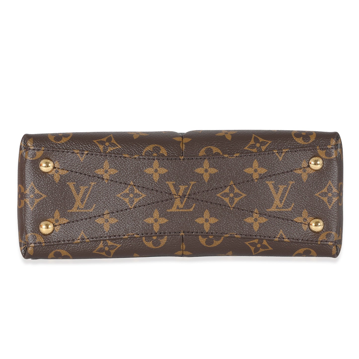 Louis Vuitton  Black Leather Monogram Canvas V Tote BB