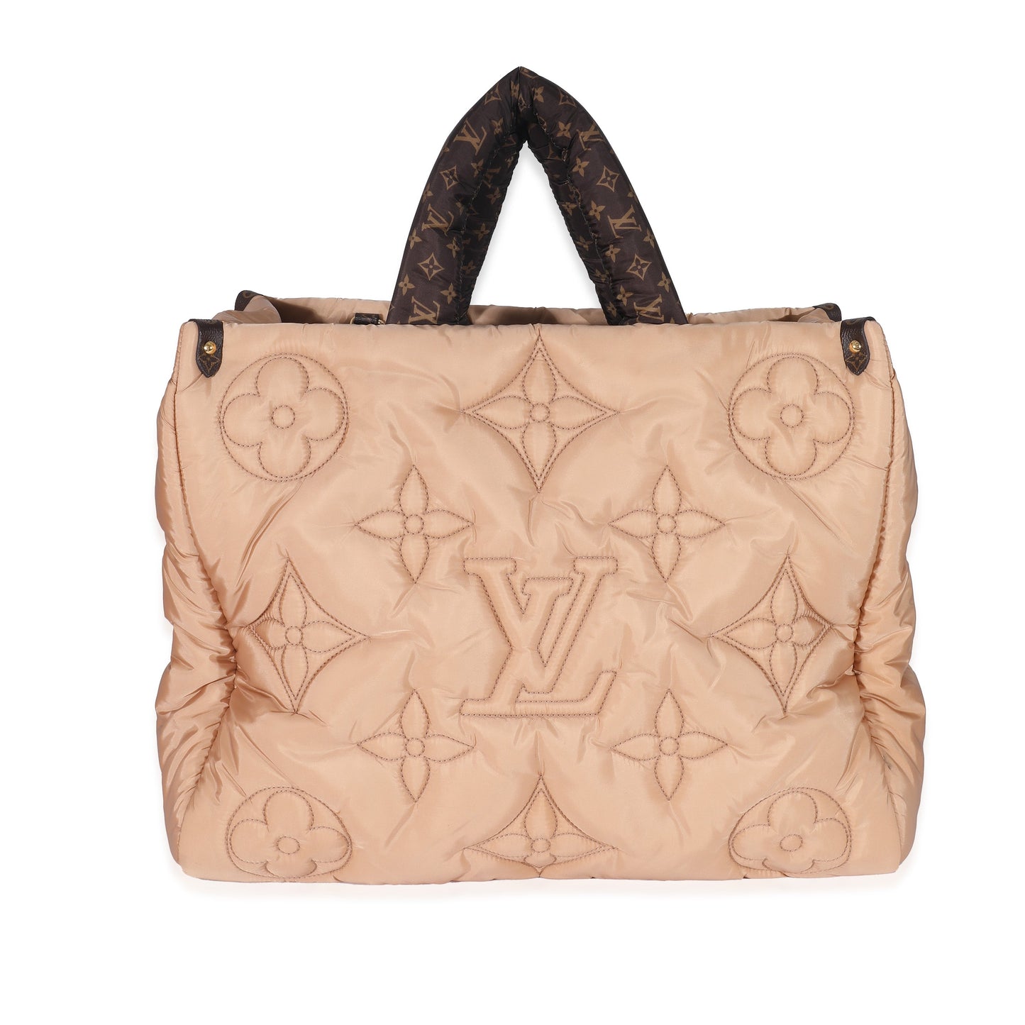 Louis Vuitton  Beige Econyl Nylon Monogram Pillow Giant Onthego GM