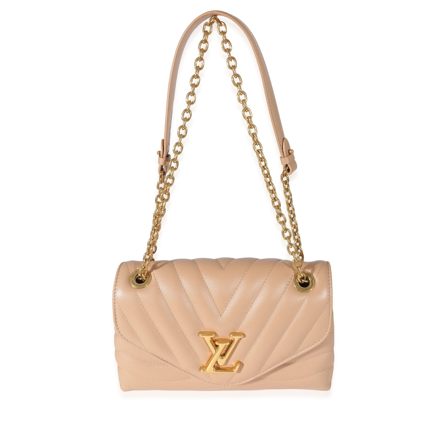 Louis Vuitton  Noisette Calf Leather New Wave Chain MM