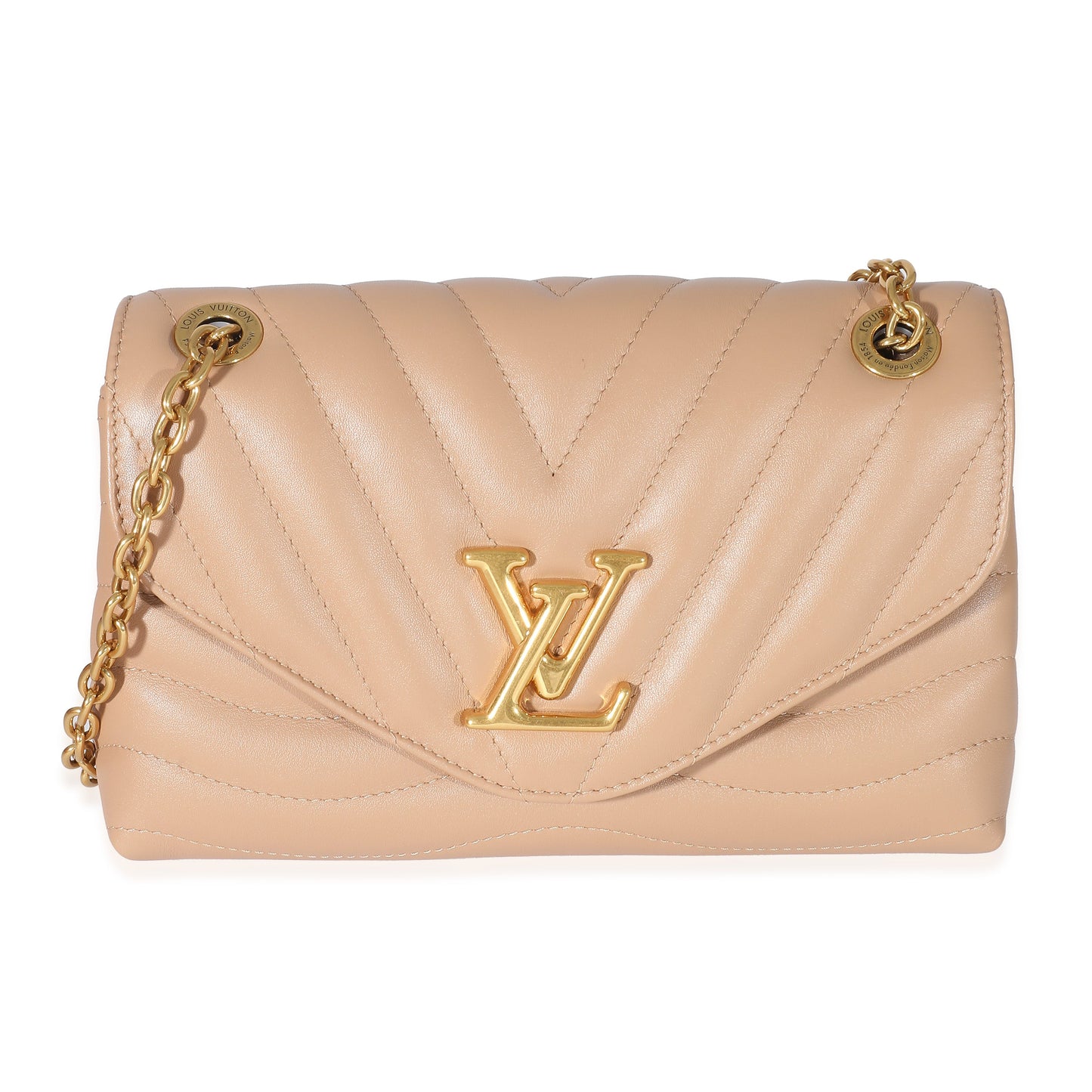 Louis Vuitton  Noisette Calf Leather New Wave Chain MM