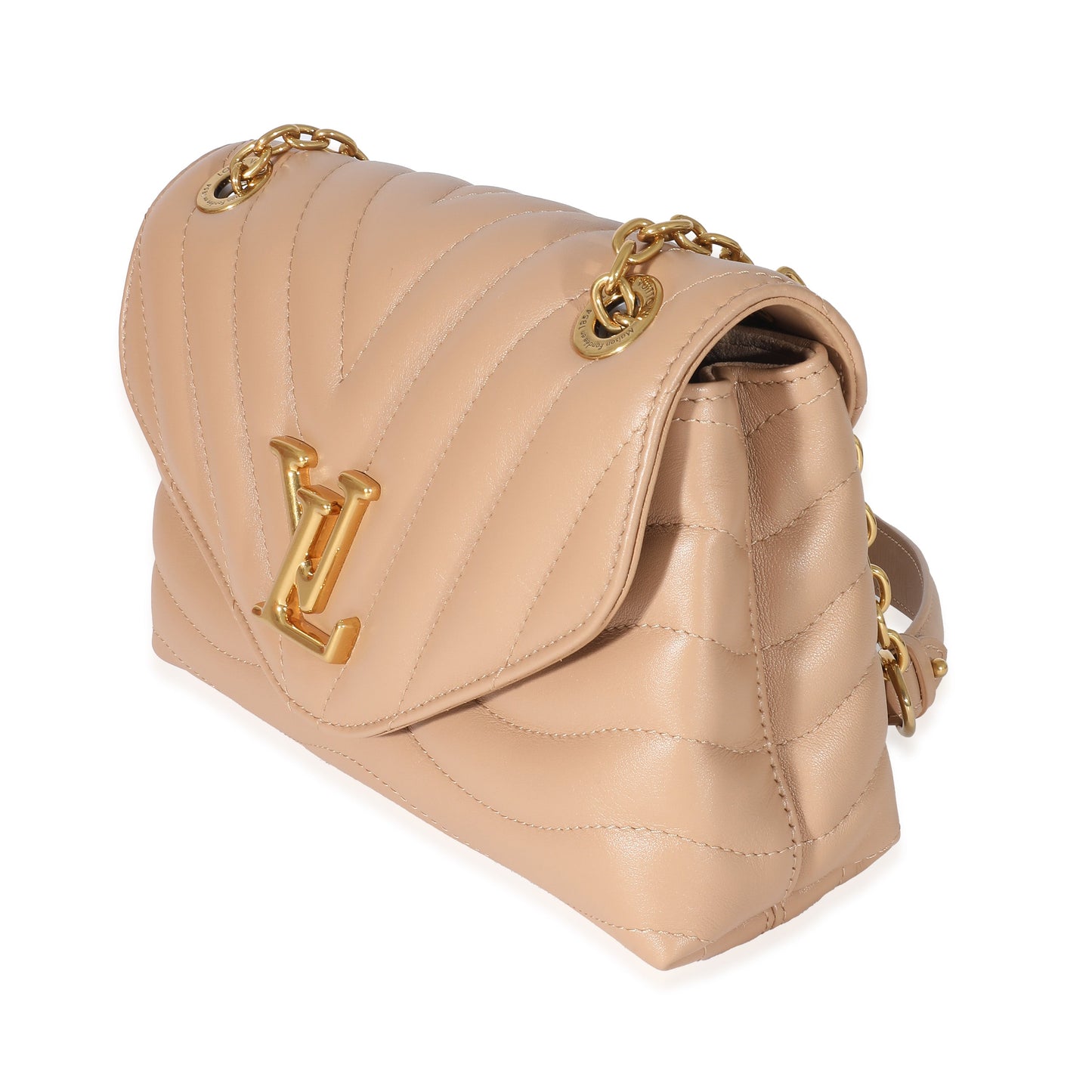 Louis Vuitton  Noisette Calf Leather New Wave Chain MM
