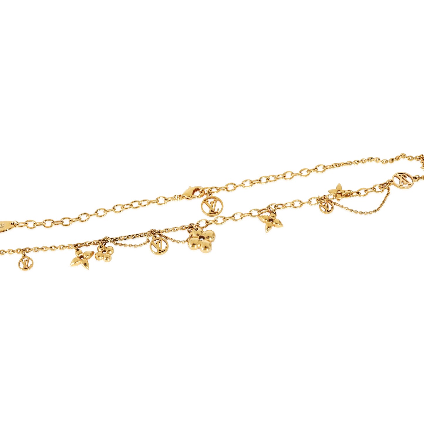Louis Vuitton  Blooming Supple Gold Plated Necklace