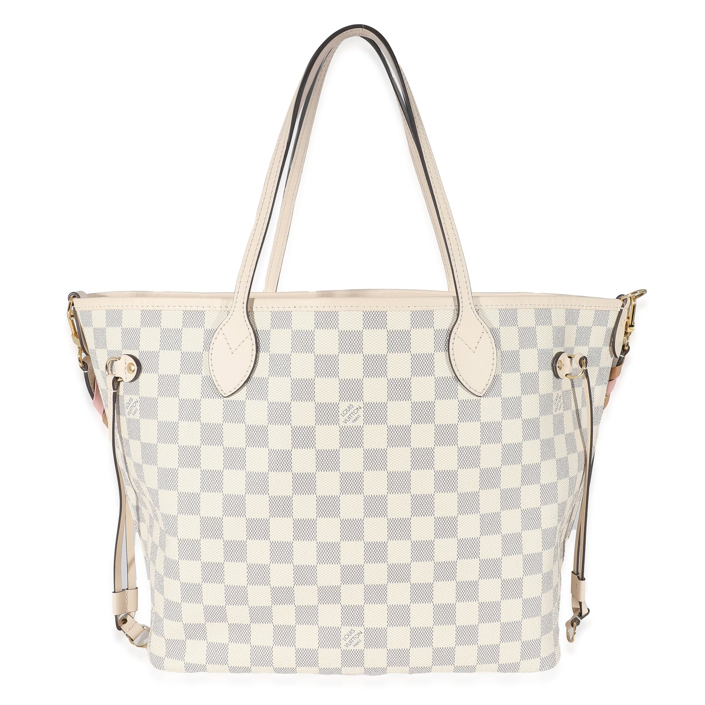 Louis Vuitton  Damier Azur Canvas Braided Neverfull MM