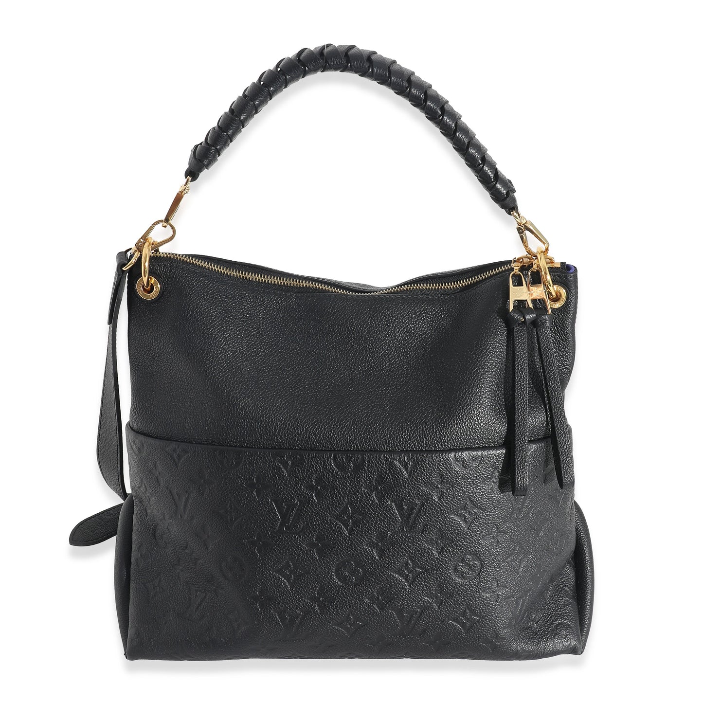 Louis Vuitton  Black Monogram Empreinte Maida Hobo