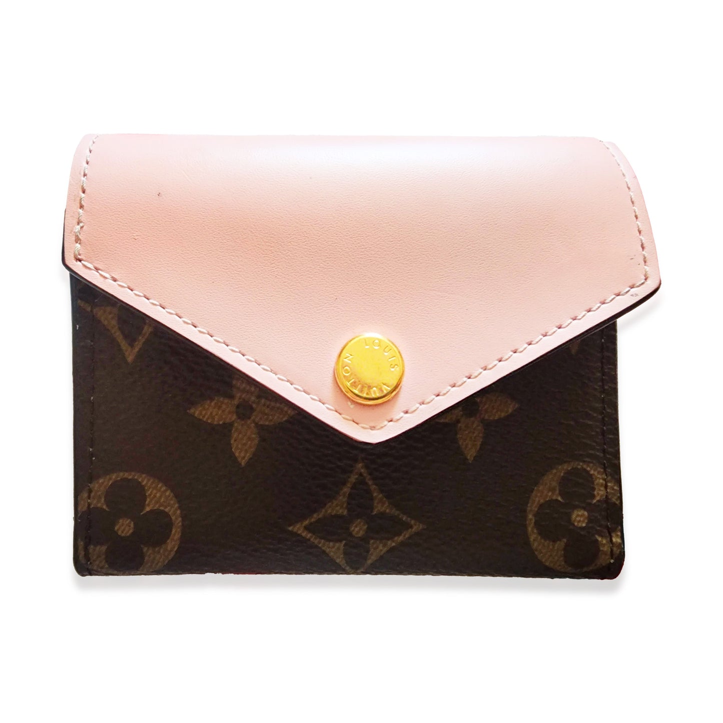 Louis Vuitton  Rose Ballerine Monogram Canvas Zoé Wallet