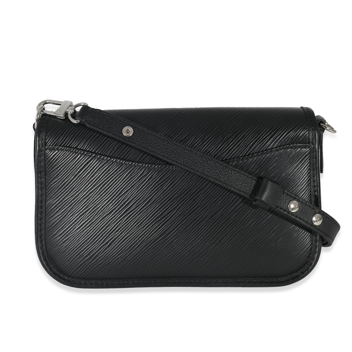 Louis Vuitton  Black Epi Leather Buci Crossbody Bag