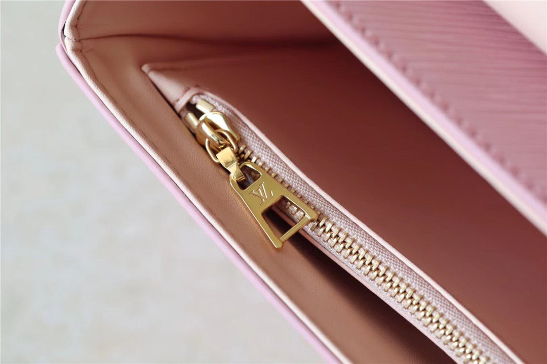 Top Quality Twist MM Epi Guimauve Purple For Women,  Shoulder And Crossbody Bags 9.1in/23cm Top Quality
