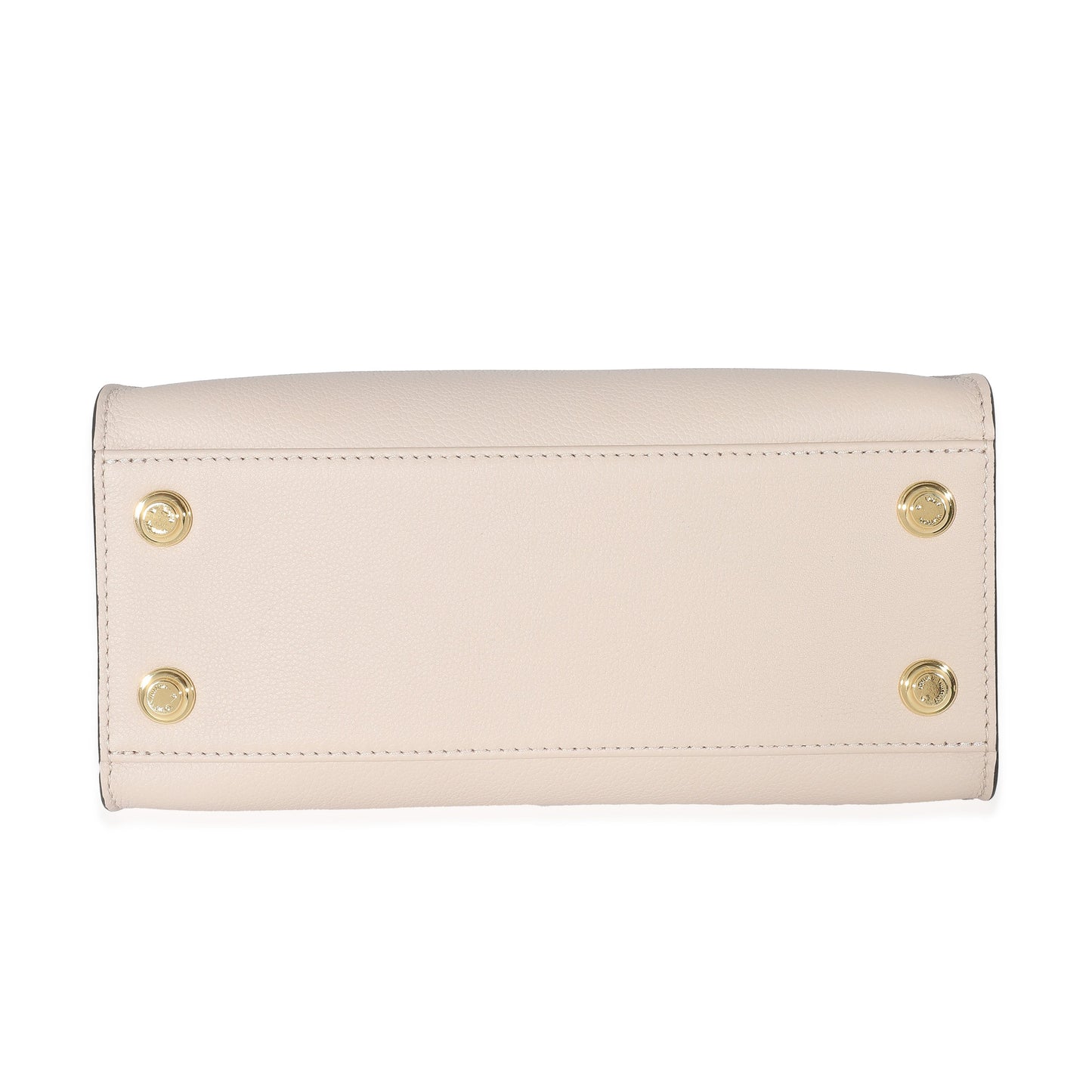 Louis Vuitton  Greige Leather Monogram Canvas On My Side PM
