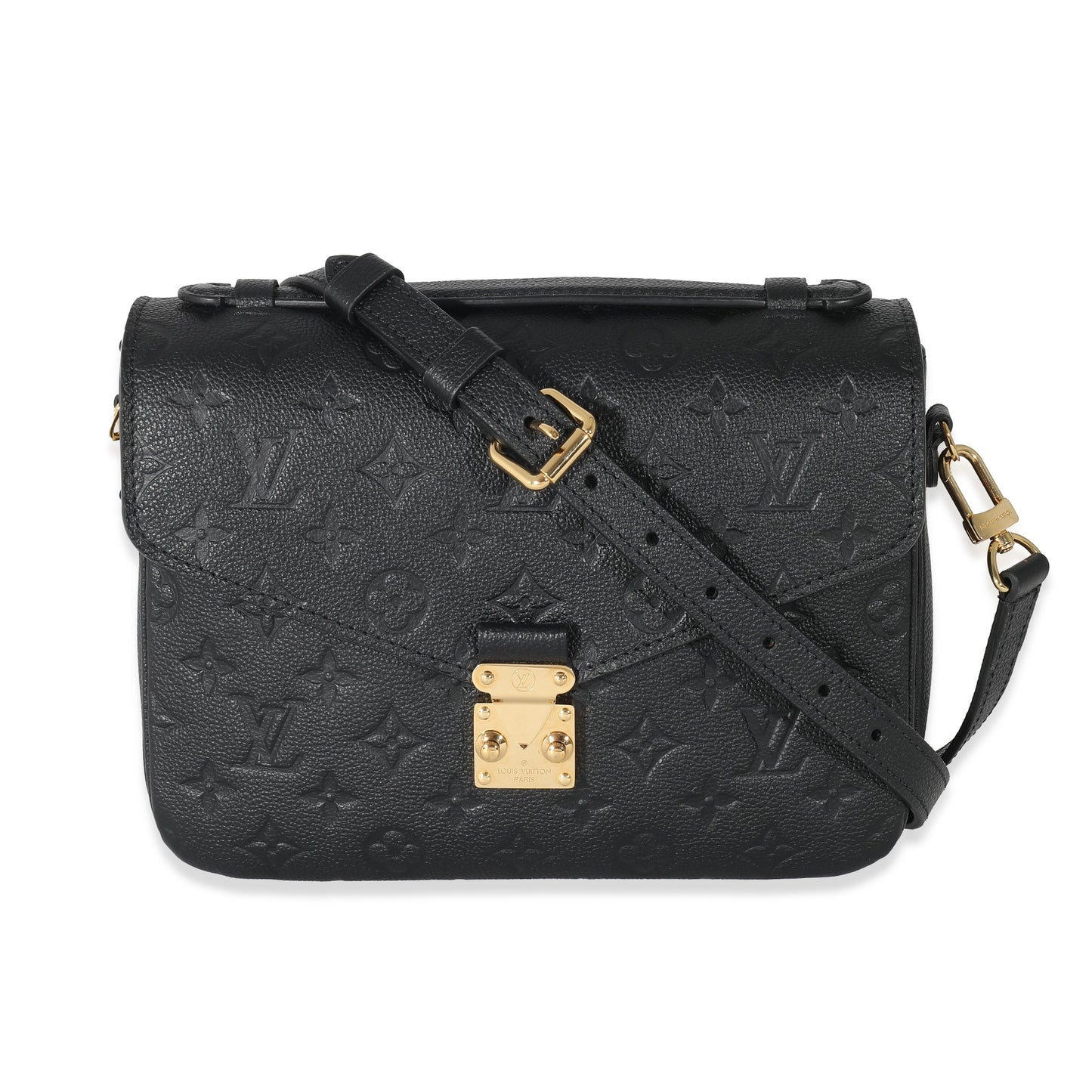 Louis Vuitton  Black Monogram Empreinte Pochette Metis