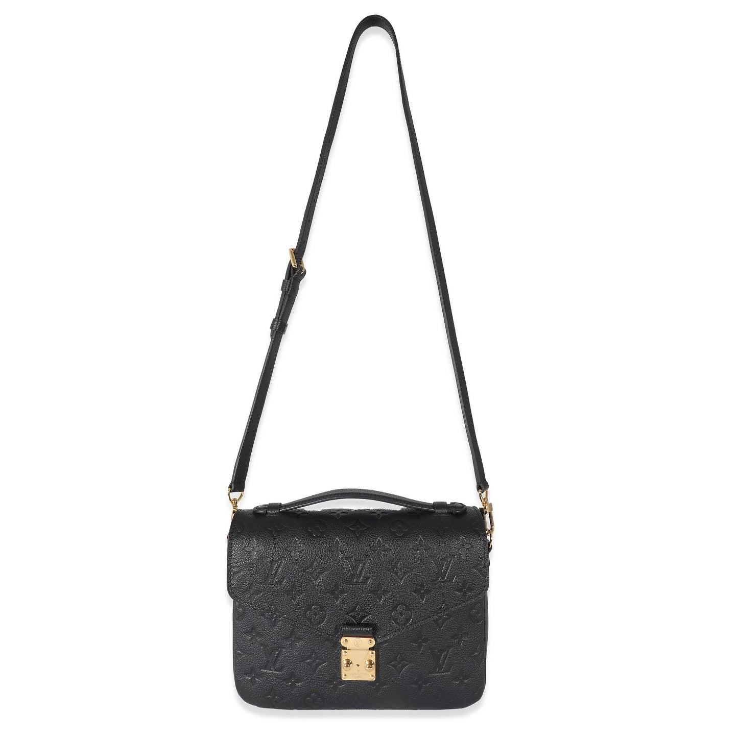 Louis Vuitton  Black Monogram Empreinte Pochette Metis