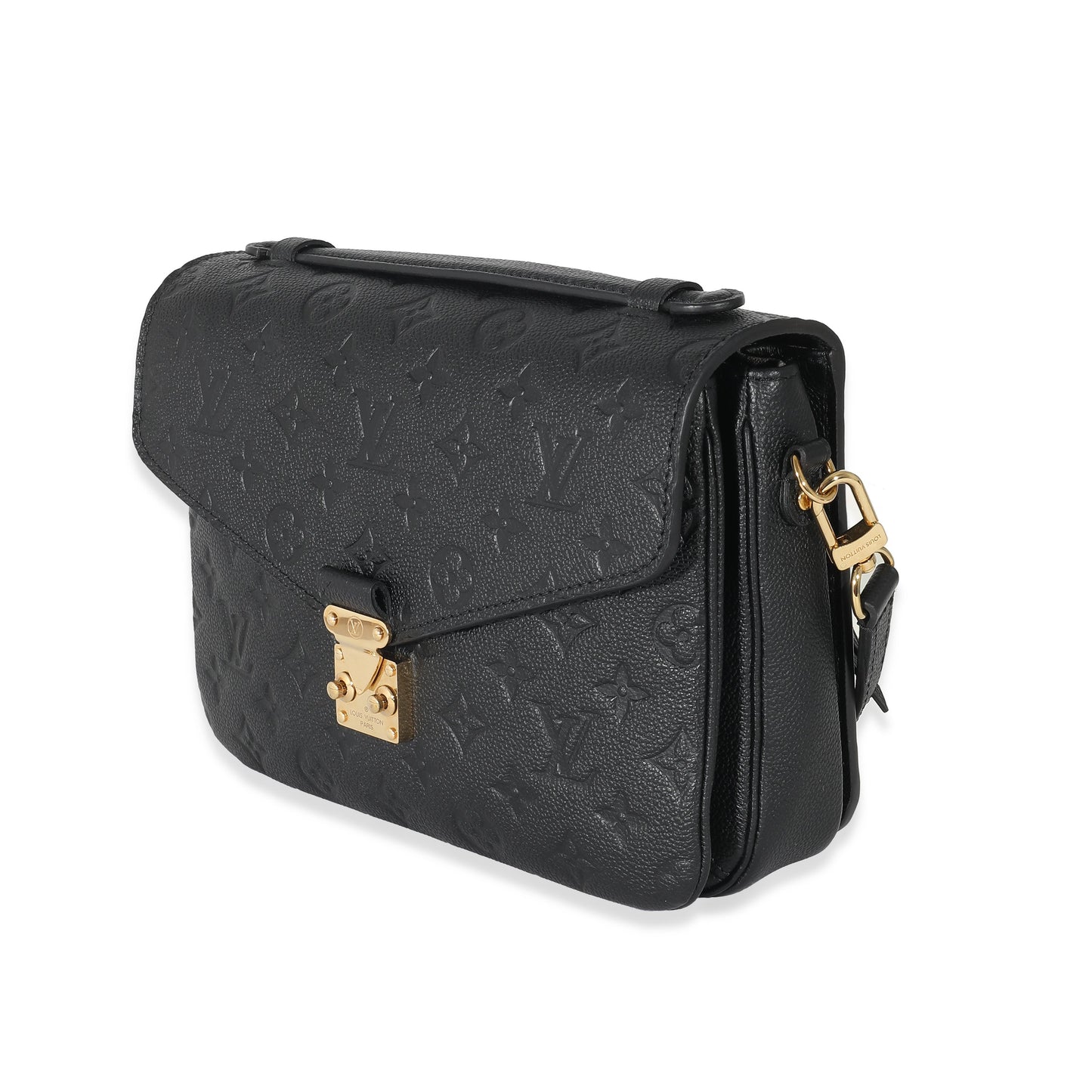 Louis Vuitton  Black Monogram Empreinte Pochette Metis