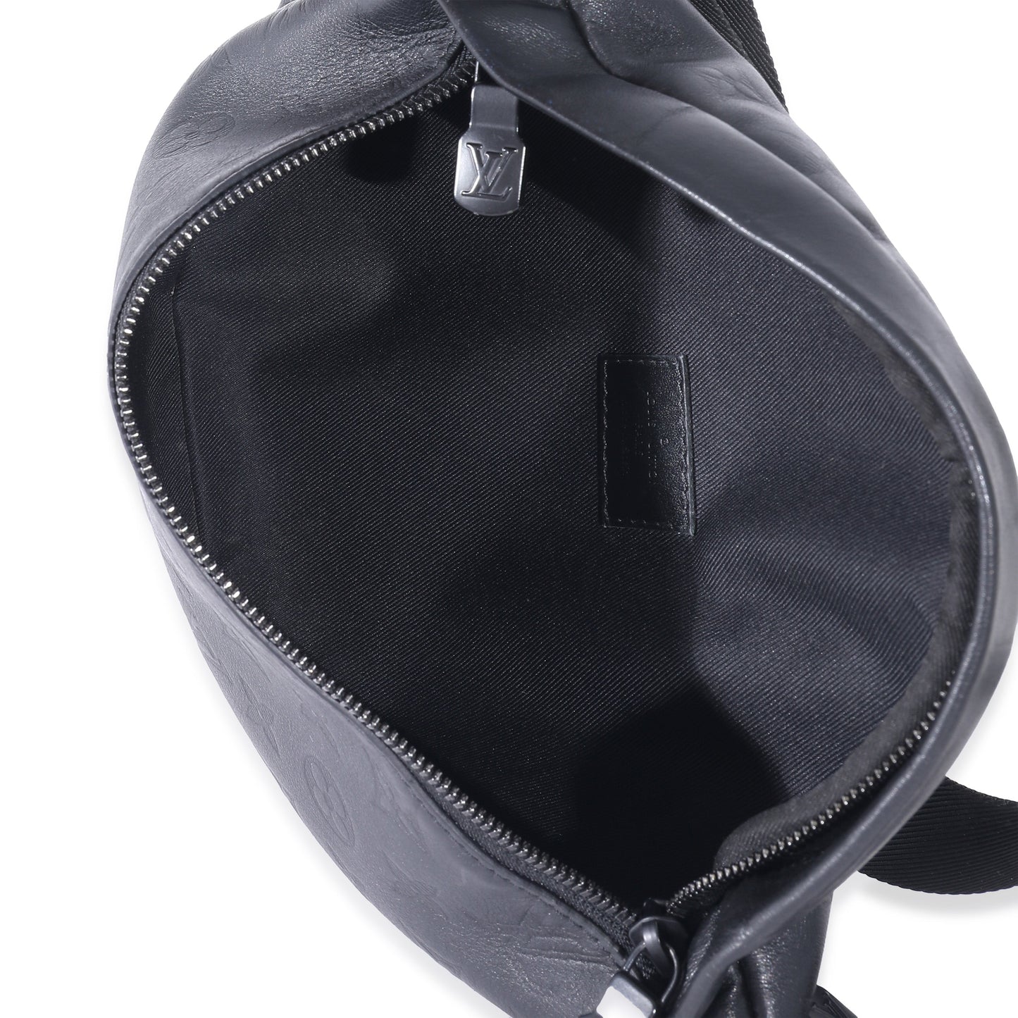 Louis Vuitton  Black Calfskin Monogram Shadow Discovery Bumbag