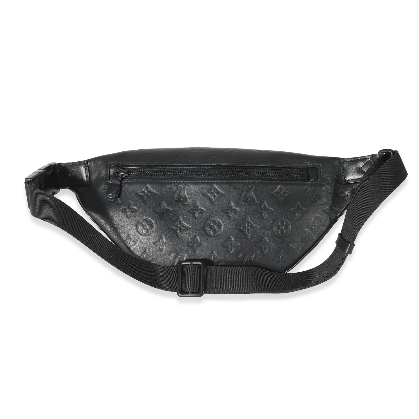 Louis Vuitton  Black Calfskin Monogram Shadow Discovery Bumbag