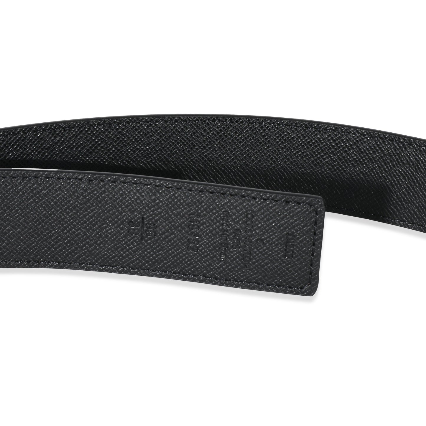 Louis Vuitton  Monogram Canvas  Initiales 30mm Reversible Belt 95