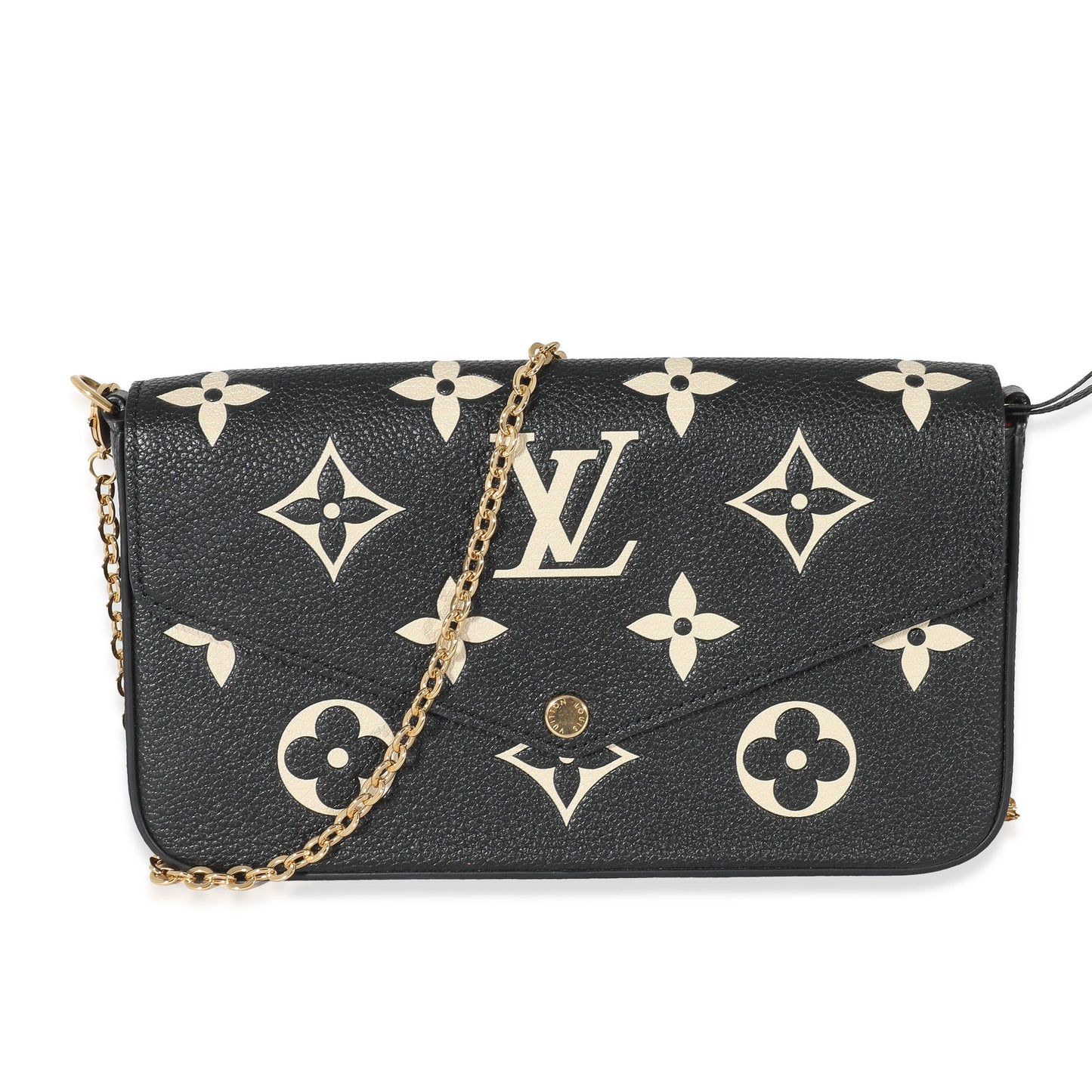 Louis Vuitton  Bicolor Monogram Empreinte Félicie Pochette