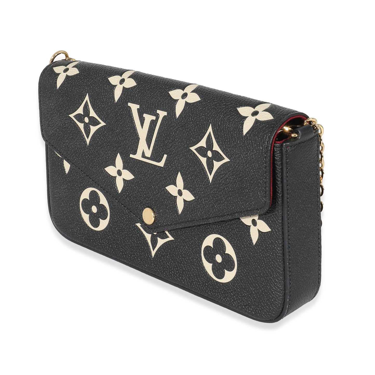 Louis Vuitton  Bicolor Monogram Empreinte Félicie Pochette