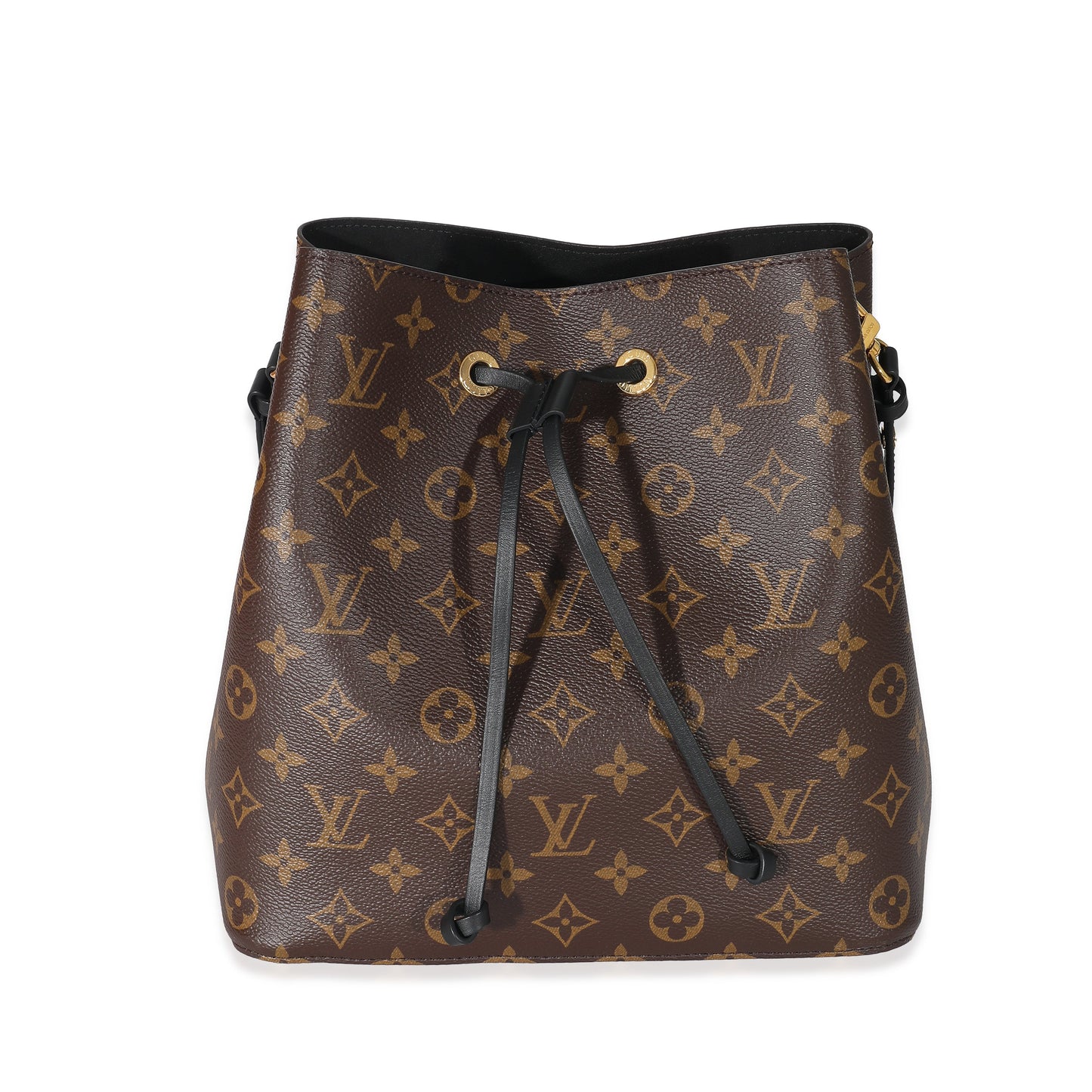 Louis Vuitton  Monogram Canvas Black Leather NéoNoé MM
