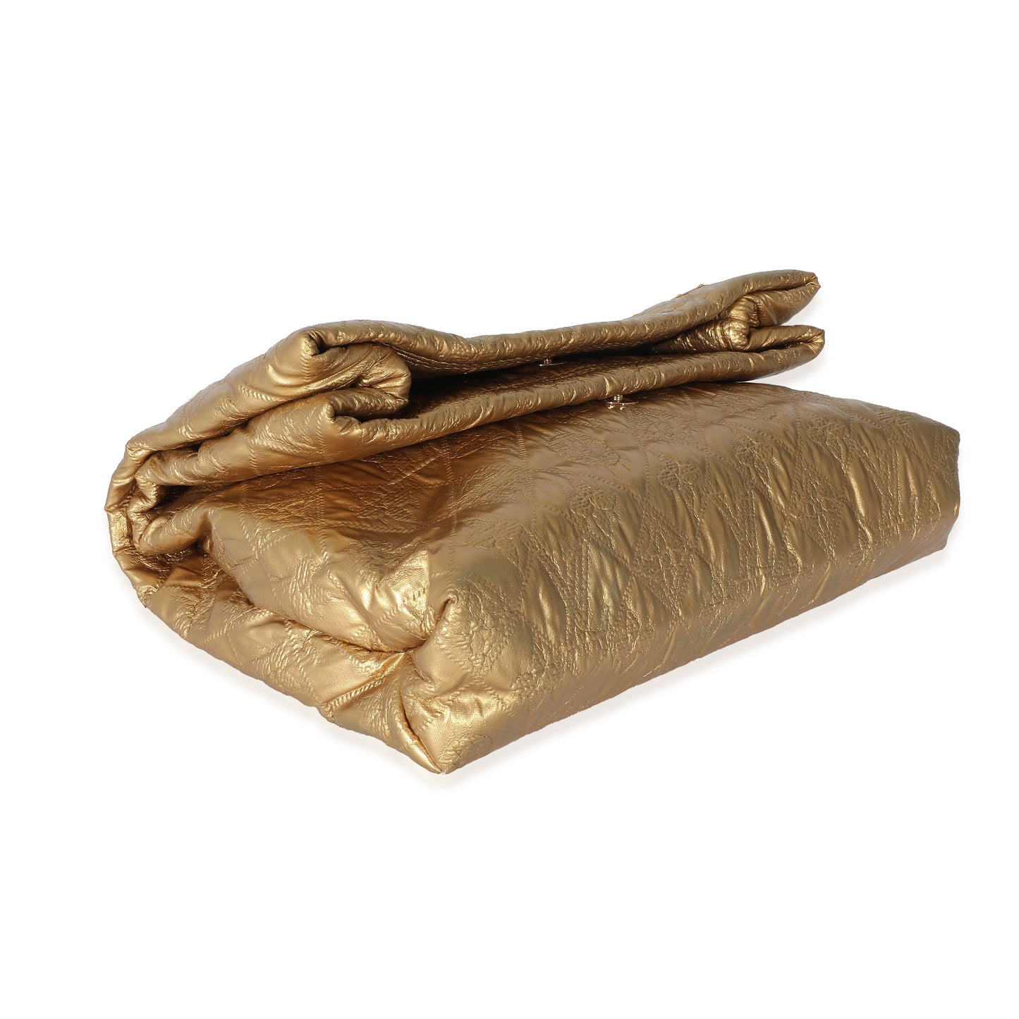Louis Vuitton  Gold Jacquard Quilted Monogram Limelight PM Clutch