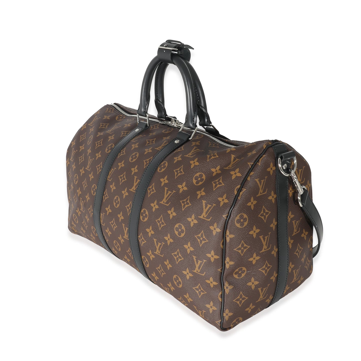Louis Vuitton  Monogram Macassar Canvas Keepall Bandoulière 45