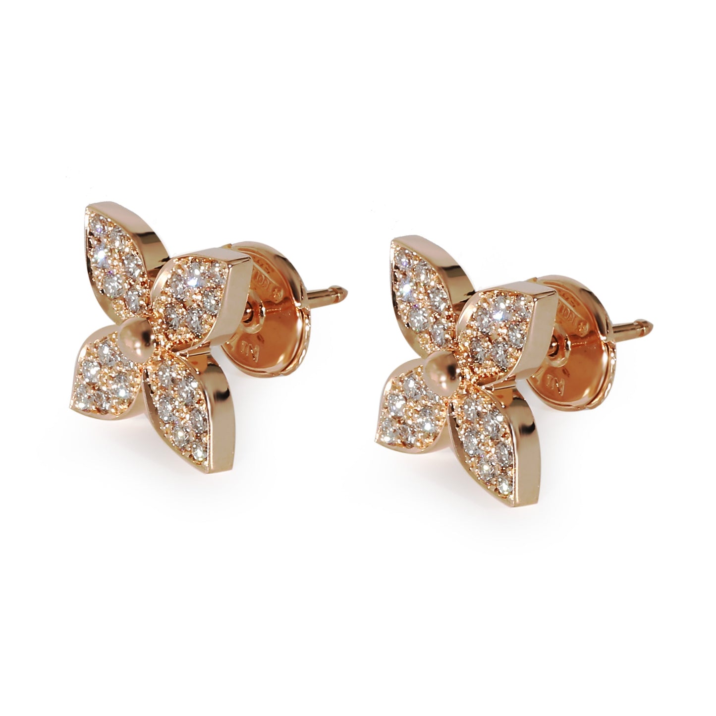 Louis Vuitton  Star Blossom Earrings in 18K Rose Gold 0.4 CTW