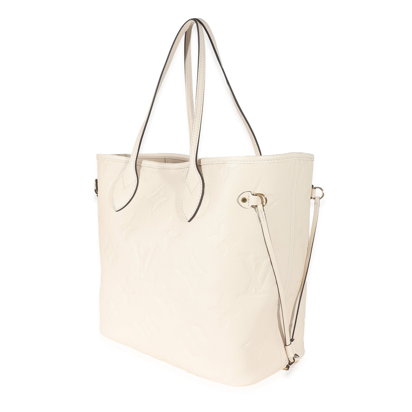 Louis Vuitton  Crème Monogram Empreinte Neverfull MM