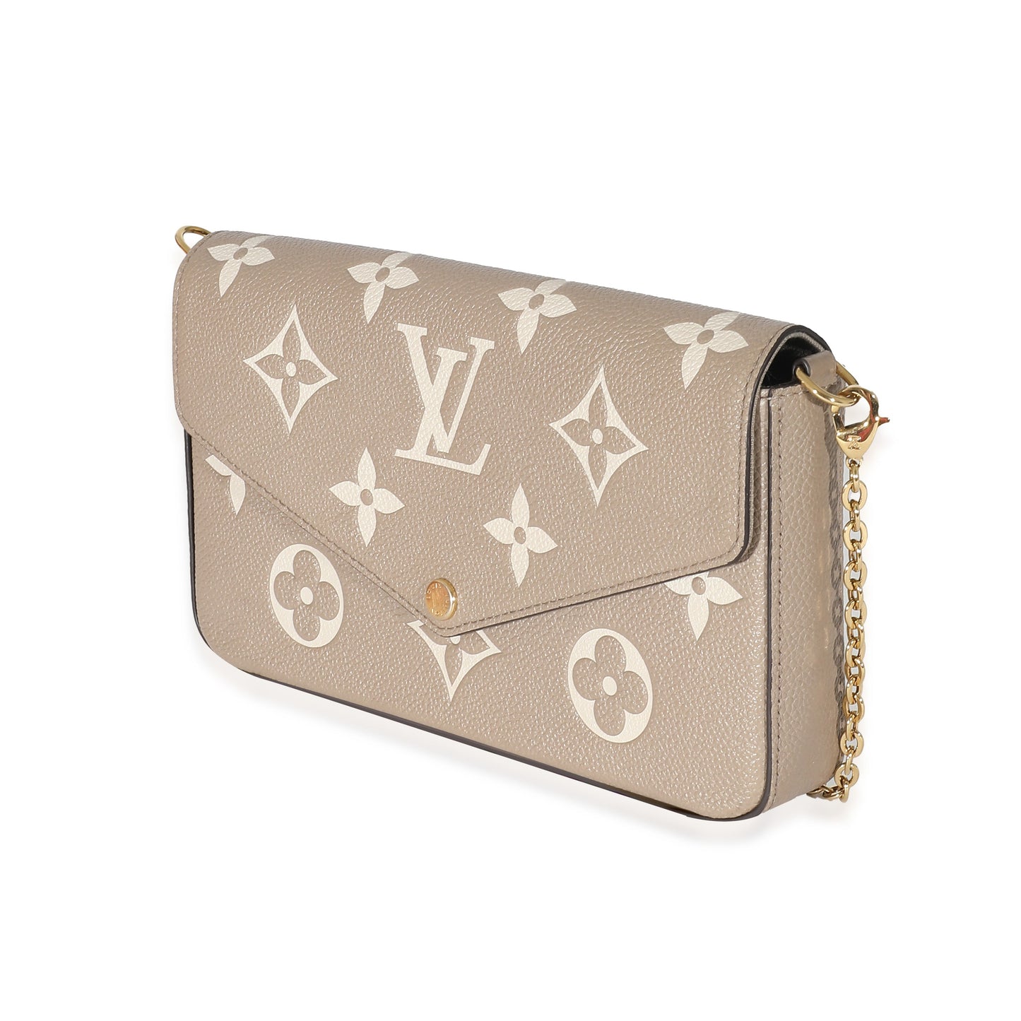 Louis Vuitton  Tourterelle Creme Empreinte Giant Monogram Félicie Pochette