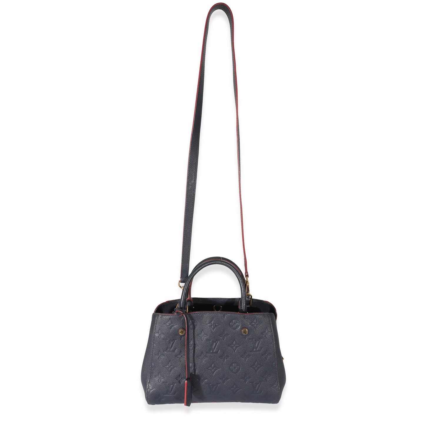 Louis Vuitton  Marine Rouge Monogram Empreinte Montaigne BB