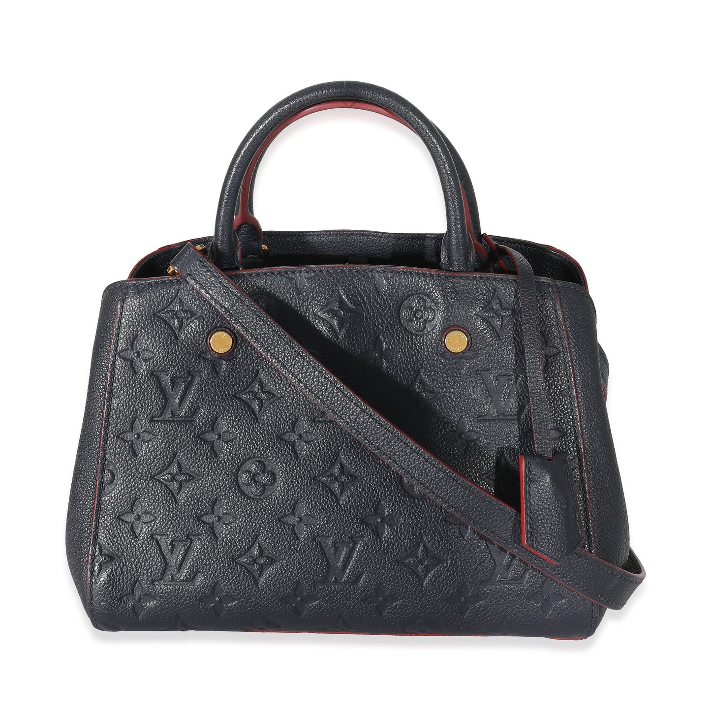 Louis Vuitton  Marine Rouge Monogram Empreinte Montaigne BB