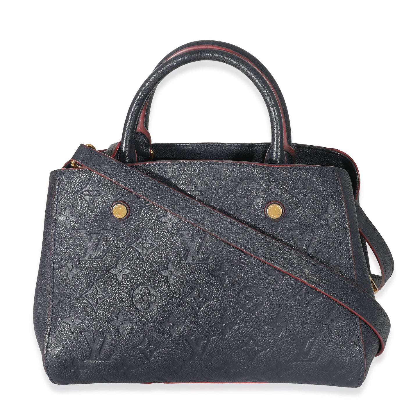 Louis Vuitton  Marine Rouge Monogram Empreinte Montaigne BB