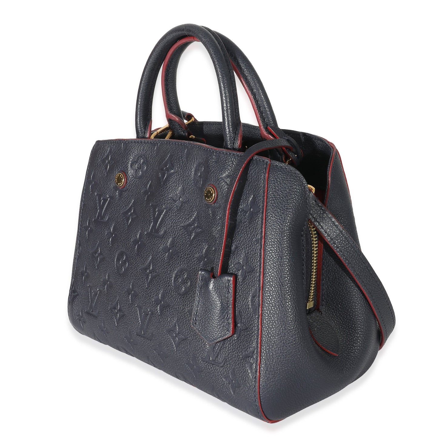 Louis Vuitton  Marine Rouge Monogram Empreinte Montaigne BB