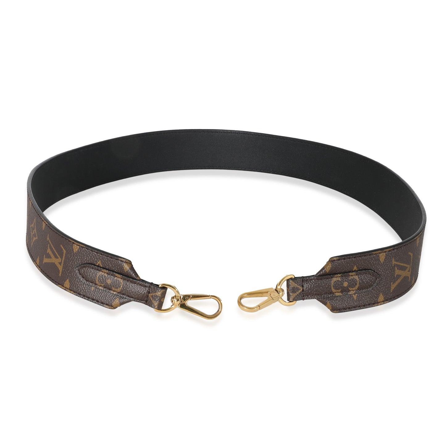 Louis Vuitton  Black Monogram Canvas Bandouliere Strap