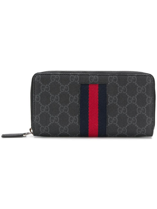 Gucci - GG Supreme wallet - men - Synthetic Rubber - One Size - Black