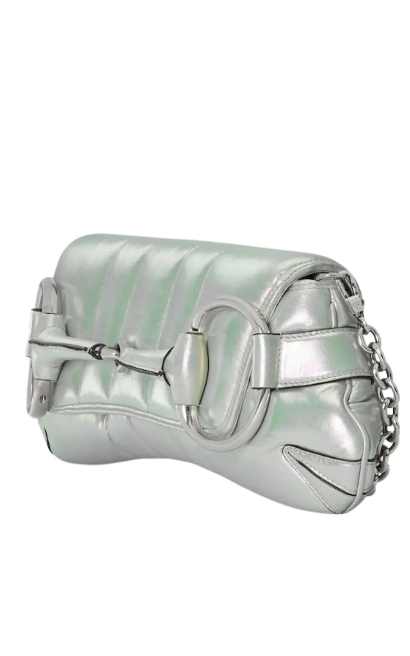 Gucci Horsebit Chain Shoulder Bag Vertical Quilted Leather Other Leather Shoulder Bag Bag ( )