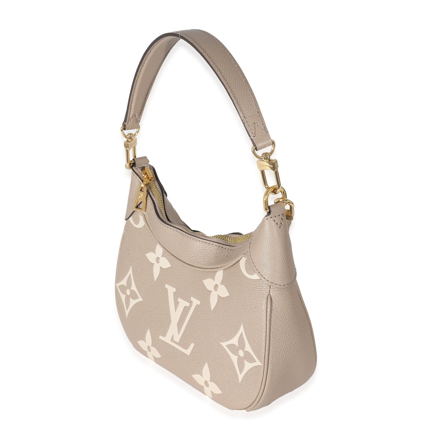 Louis Vuitton  Tourterelle & Crème Empreinte Monogram Giant Bagatelle NM