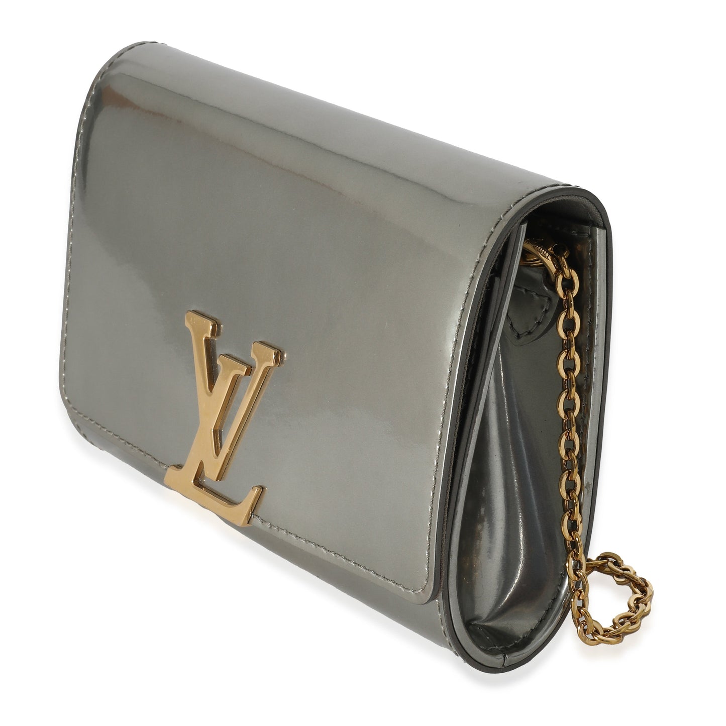 Louis Vuitton  Sier Leather Louise PM