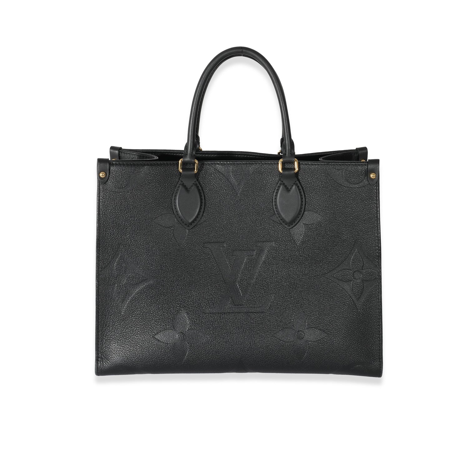 Louis Vuitton  Black Monogram Empreinte Giant Onthego MM 